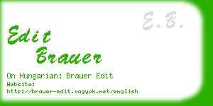 edit brauer business card